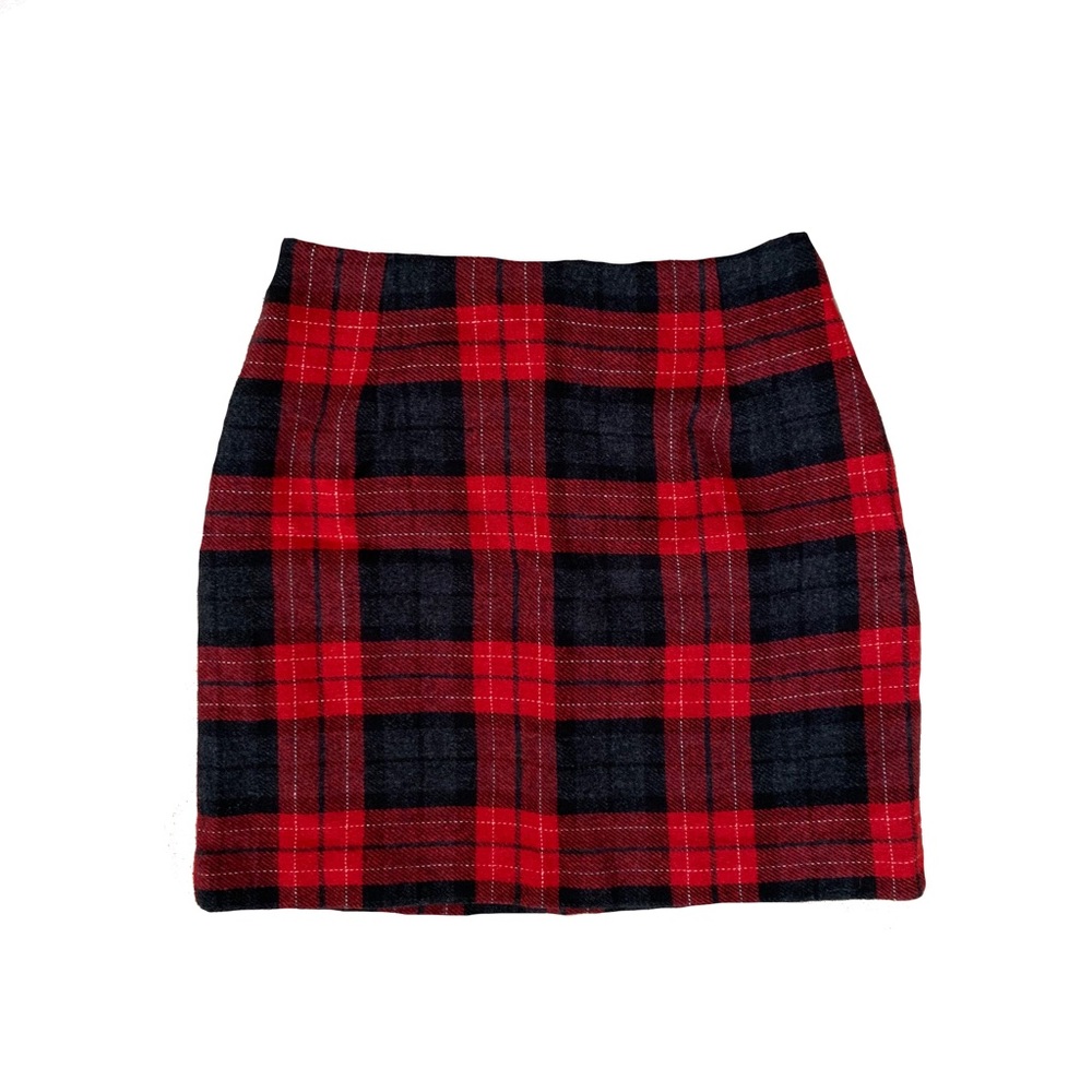 Vintage Michele Plaid Skirt